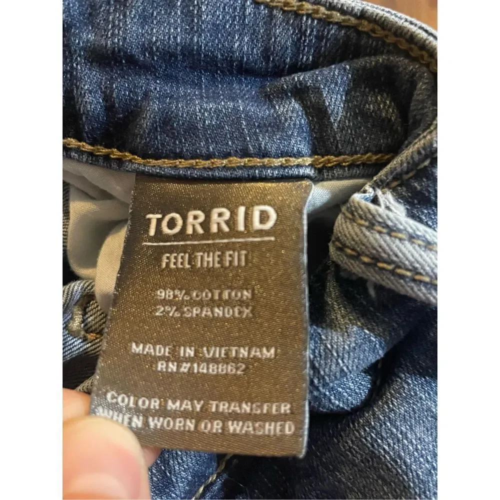 Torrid Feel the Fit Mid‎ rise skinny vintage skinny 18R
